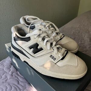 Men’s New Balance 550 Black and White 7.5